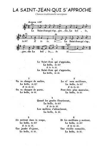 La Saint-Jean qui s'approche